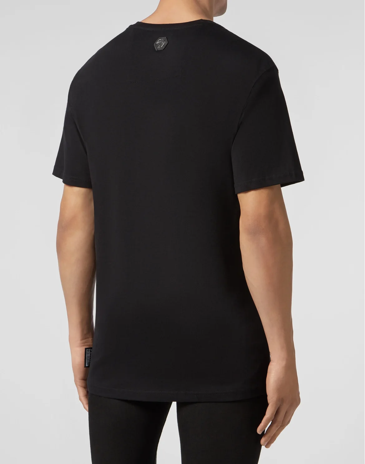 T-shirt Round Neck SS Space Plein, цвет: Черный