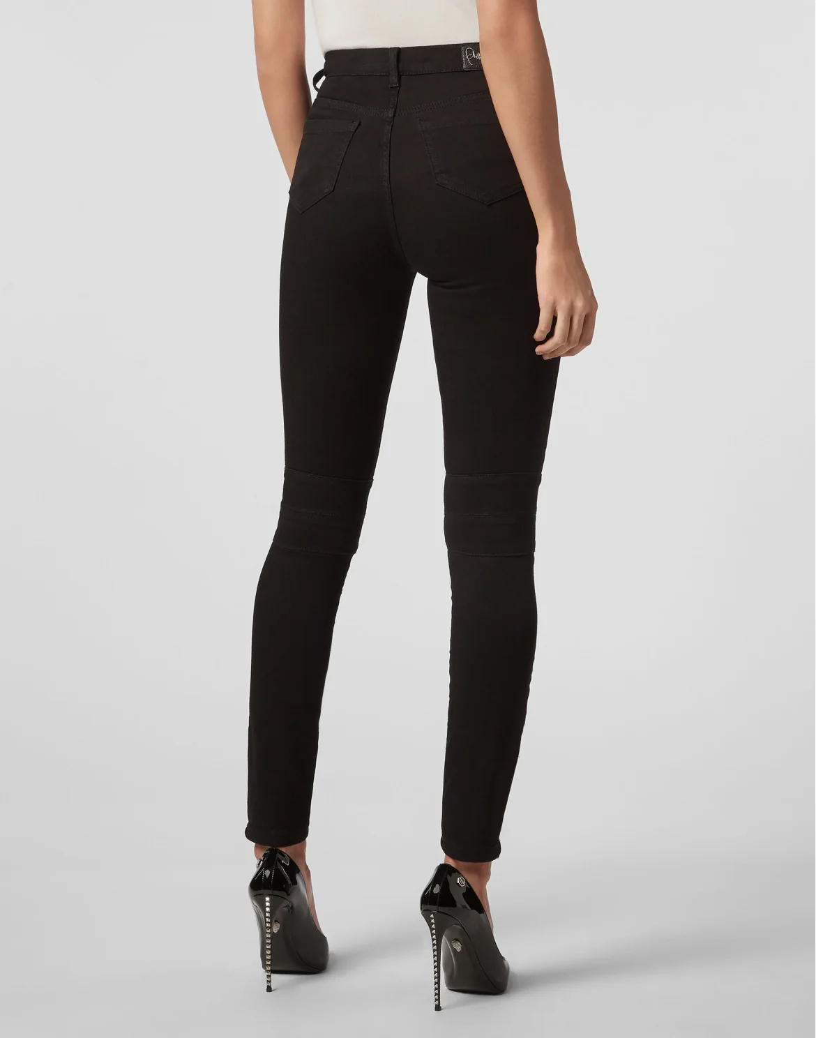 Super Highwaist Biker Statement, цвет: Черный