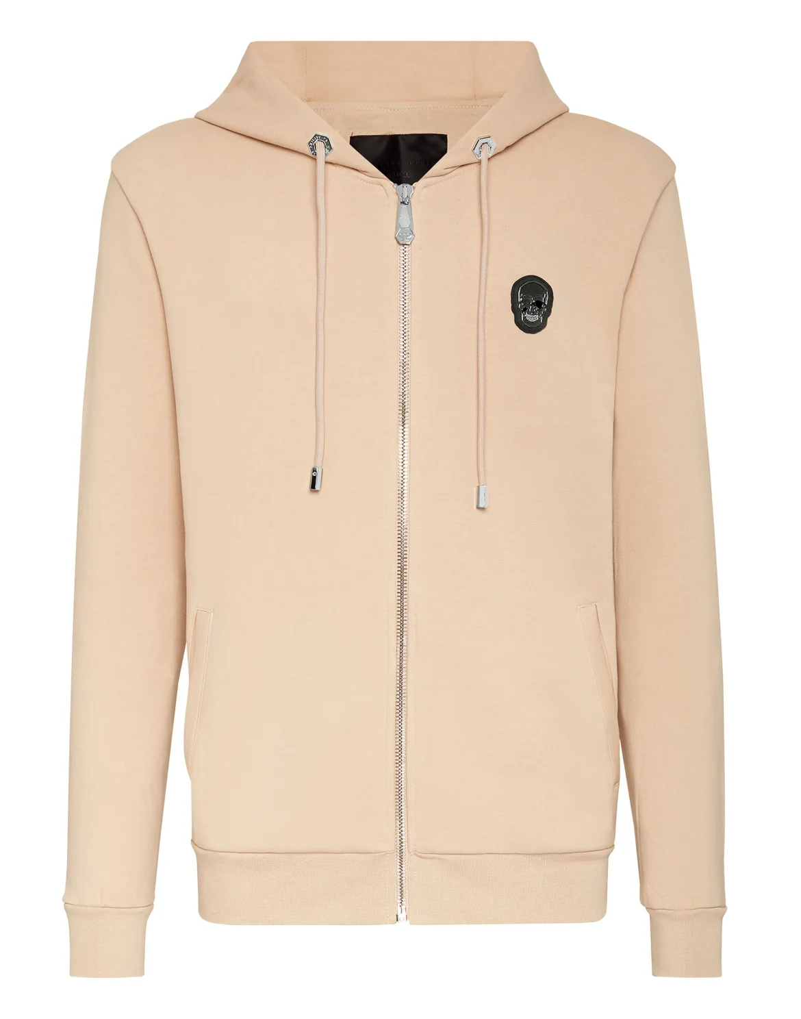 Hoodie Sweatjacket Skull, цвет: Бежевый