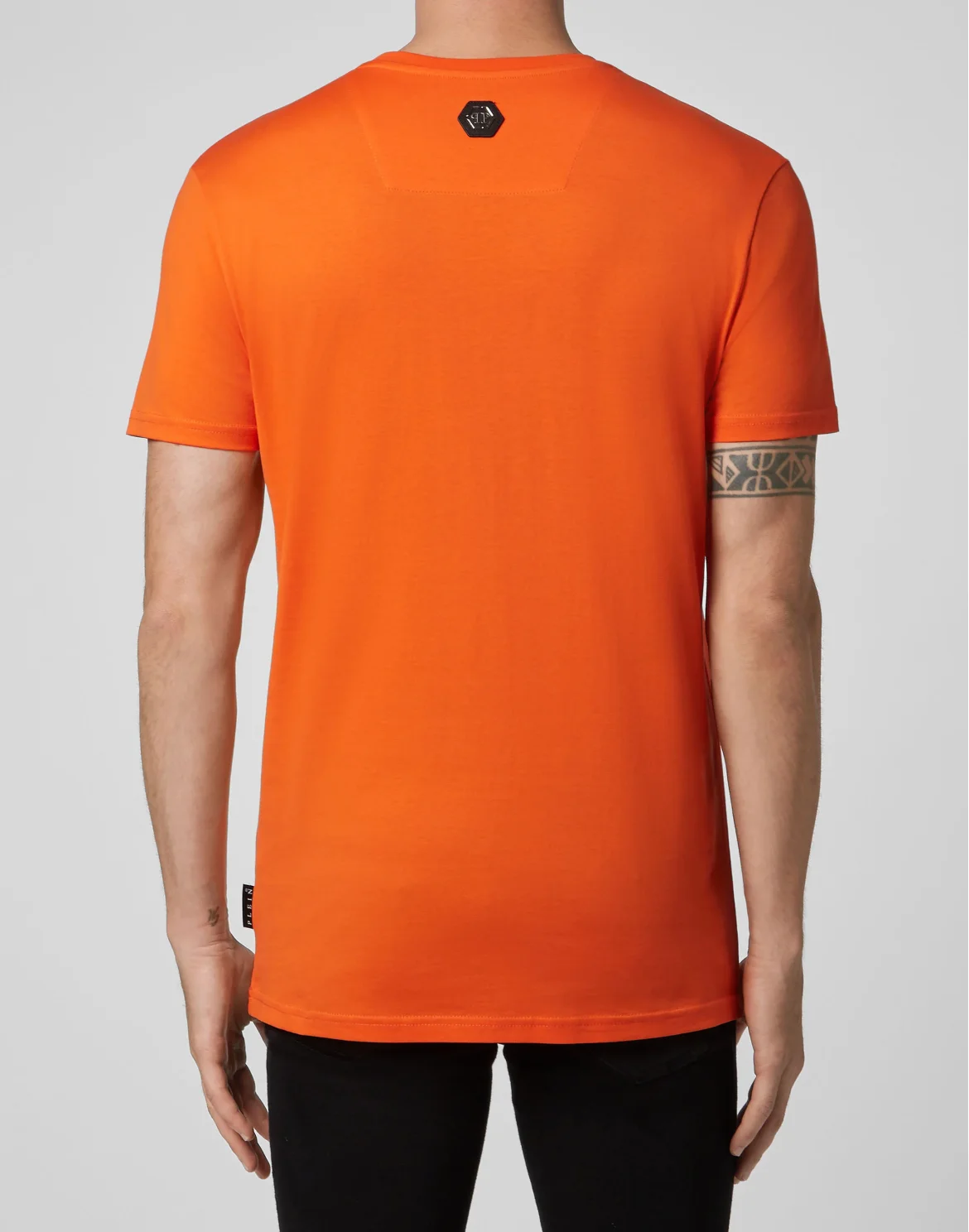 T-shirt Round Neck SS Skeleton, цвет: Оранжевый
