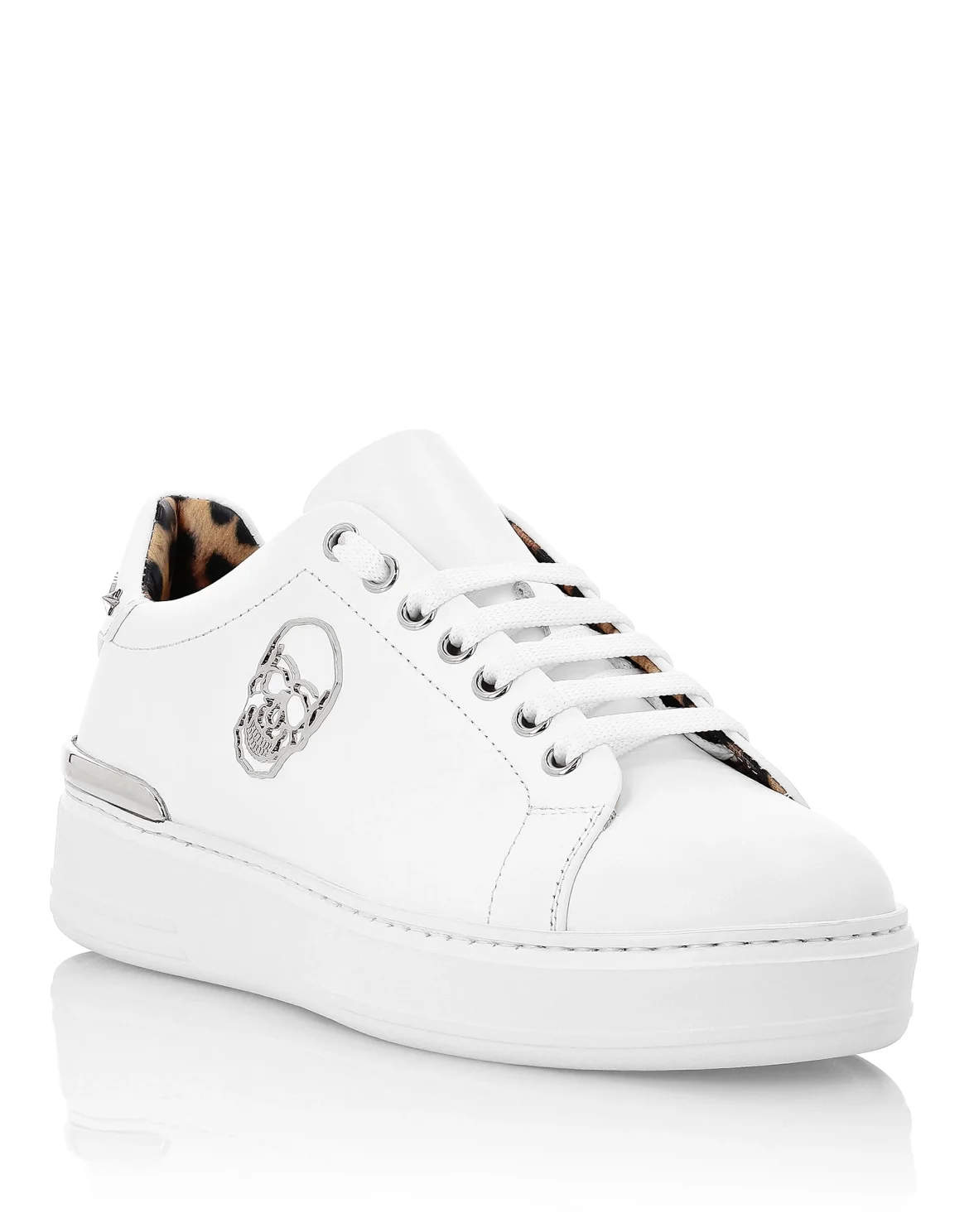 Lo-Top Sneakers The $kull TM, цвет: Белый