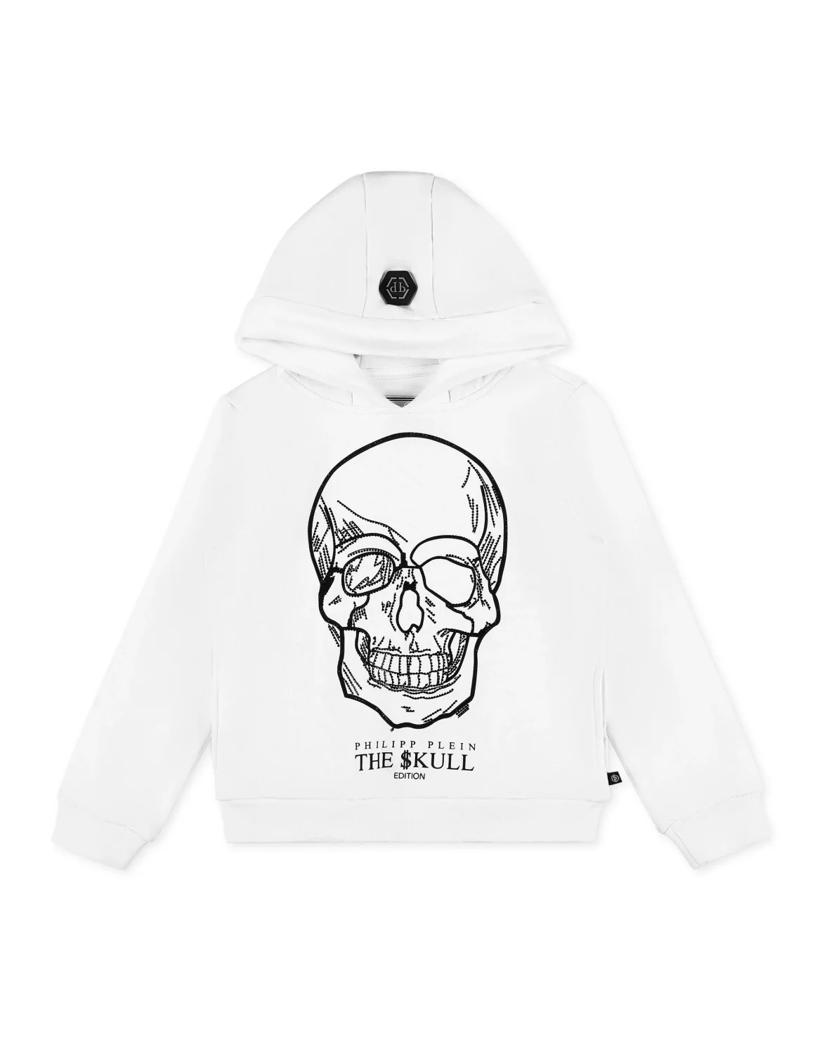 Hoodie sweatshirt stones Skull, цвет: Белый
