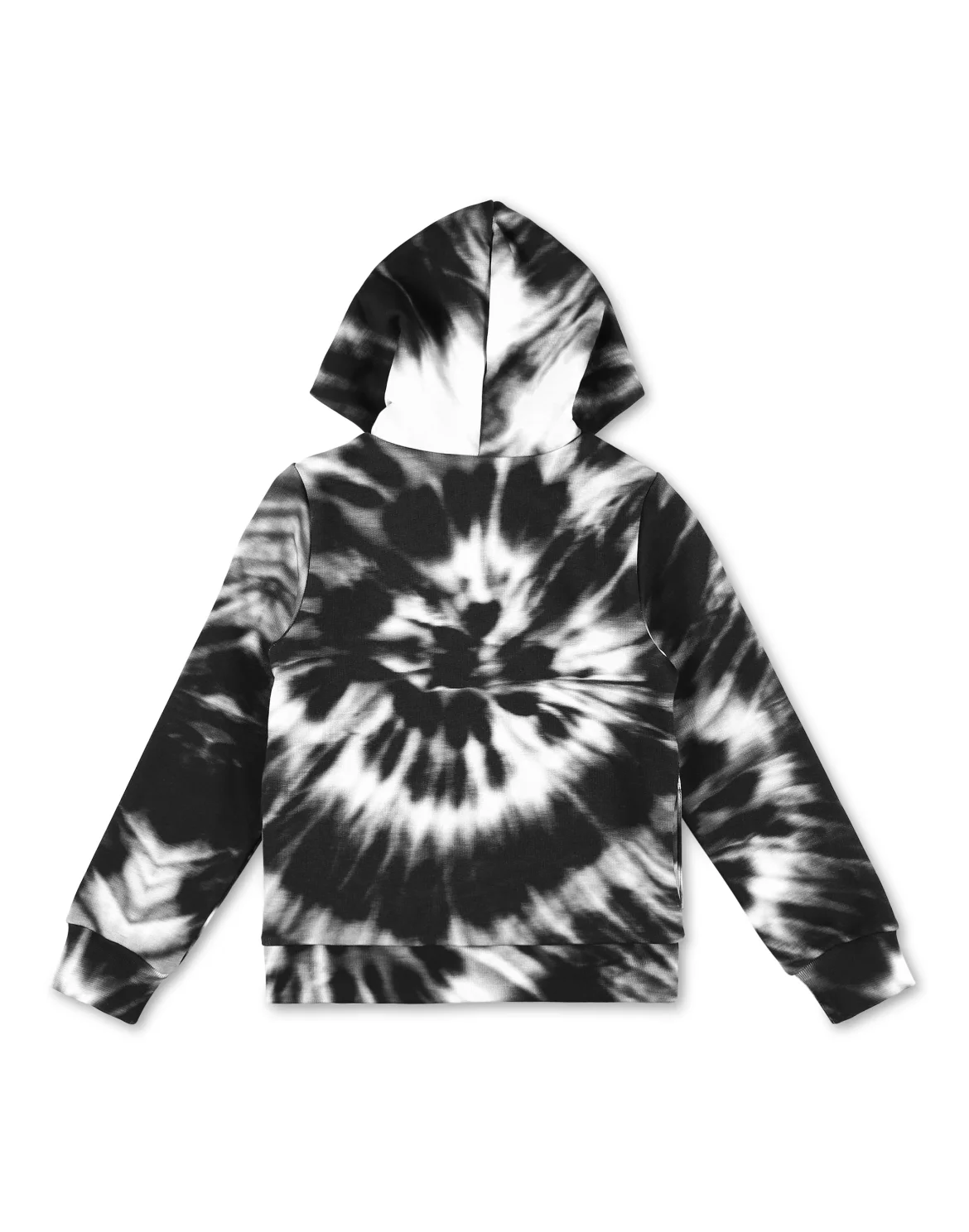 Hoodie sweatjacket Stones Tie dye, цвет: Черный