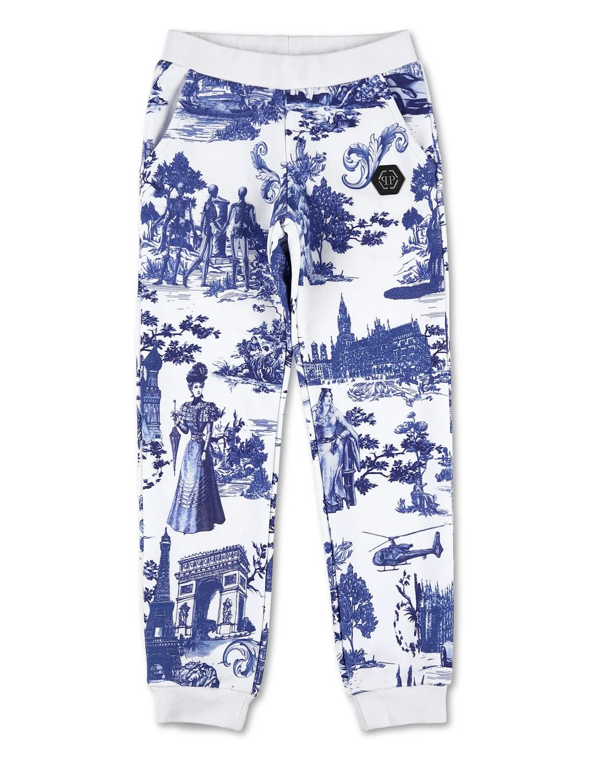 Jogging Trousers Crystal Chain En PLEIN air, цвет: Белый