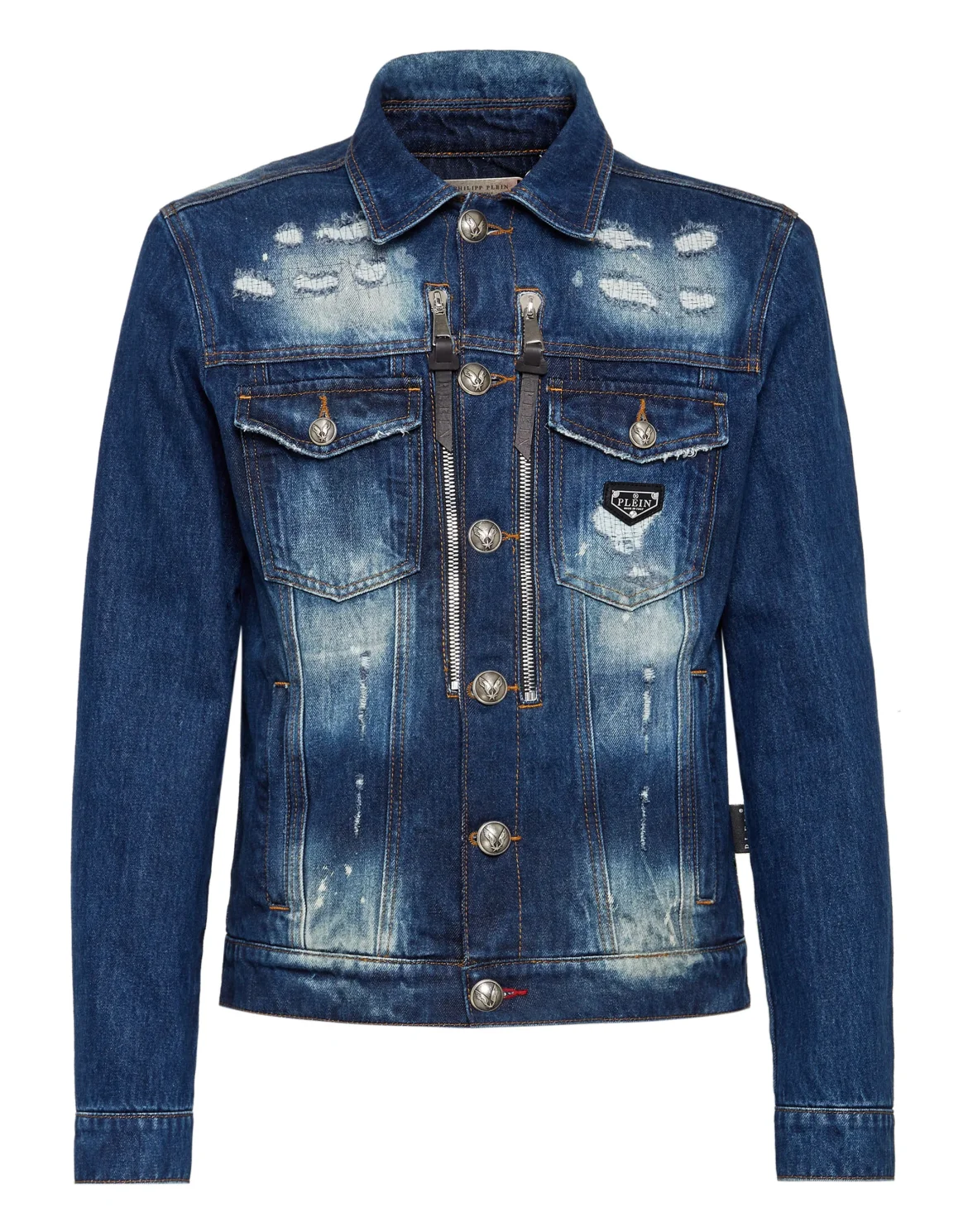 Denim Jacket Iconic Plein, цвет: Синий