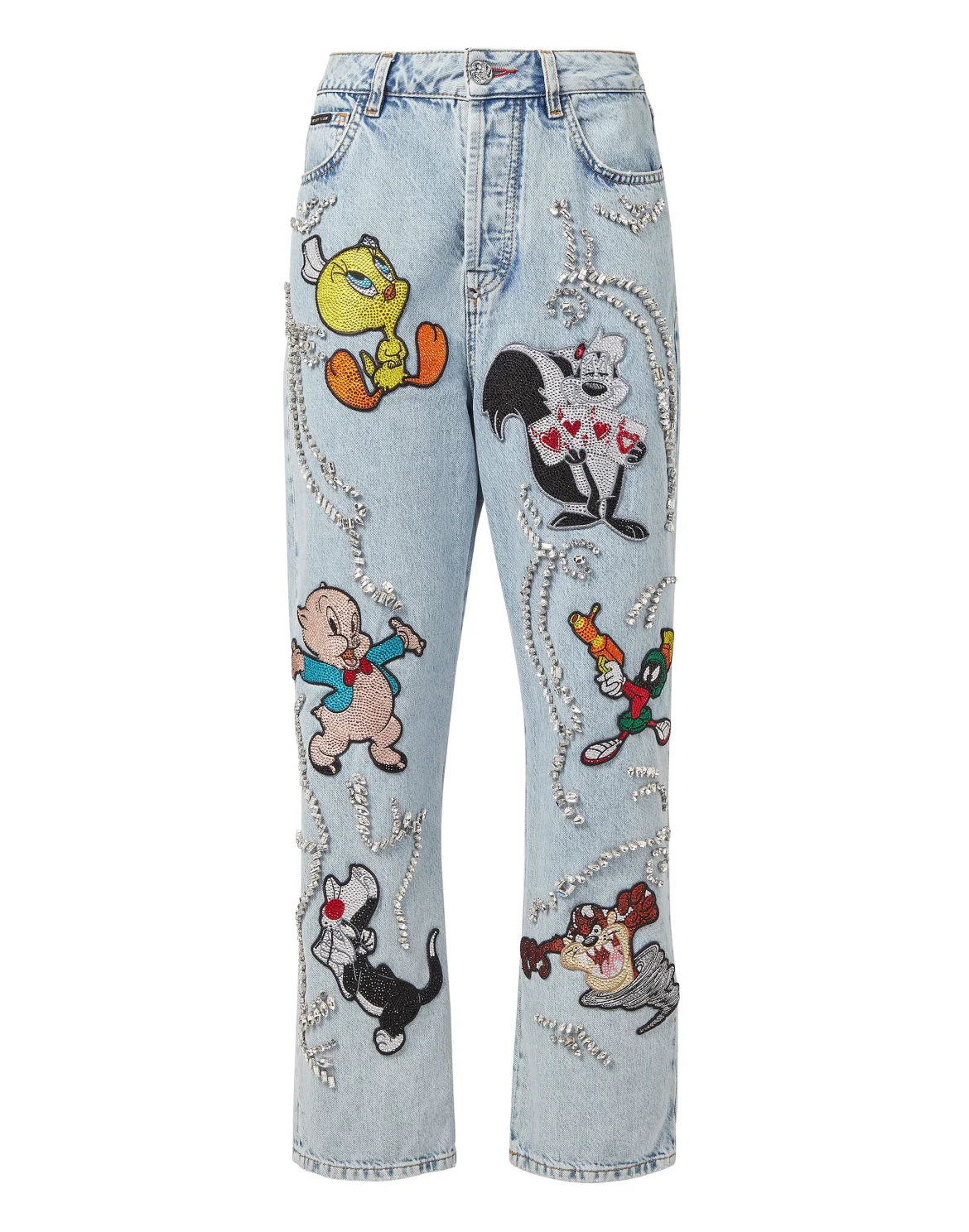 Denim Loose Fit Looney Tunes, цвет: Голубой
