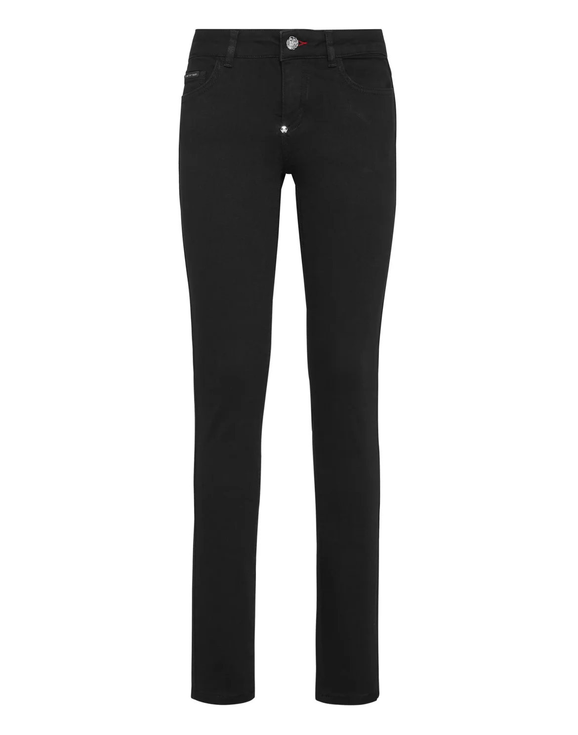 Denim Trousers Slim Fit, цвет: Черный