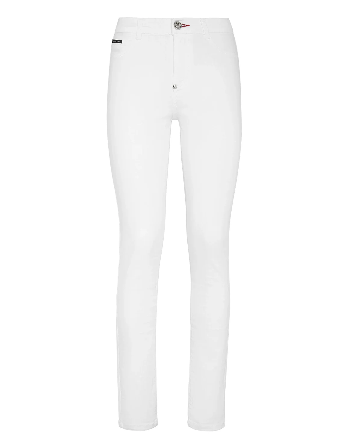Denim High Waist Jegging, цвет: Белый