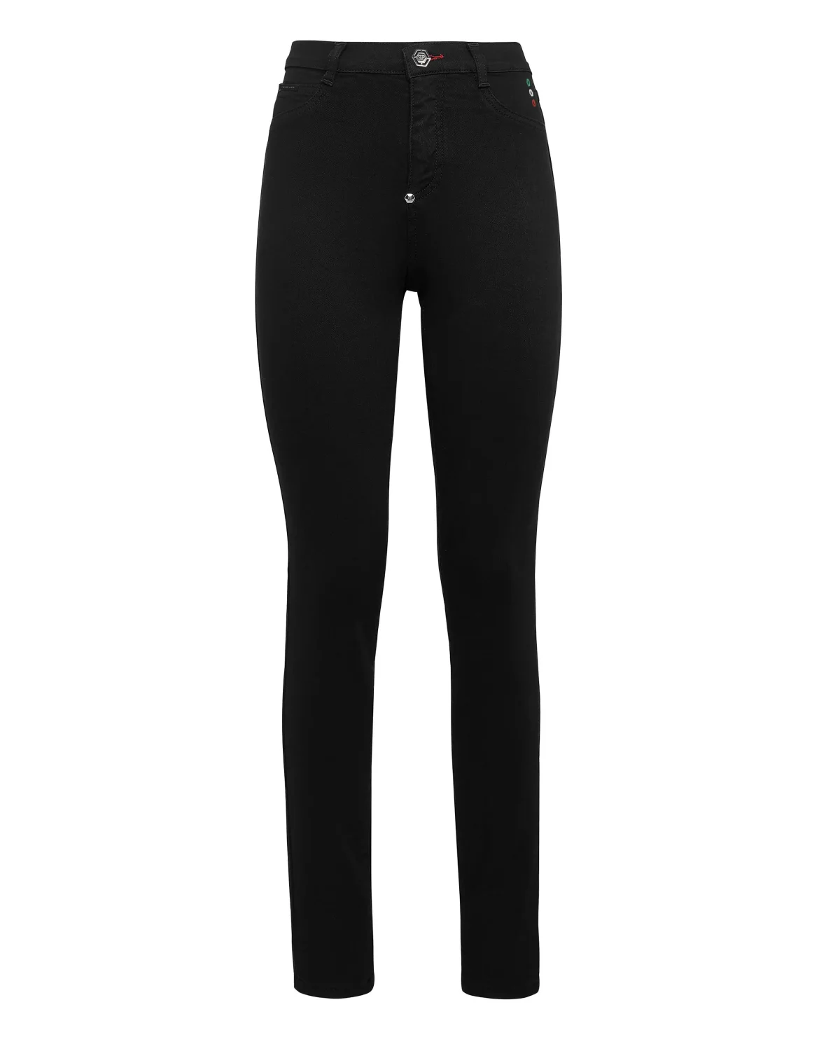 Denim High Waist Jegging, цвет: Черный