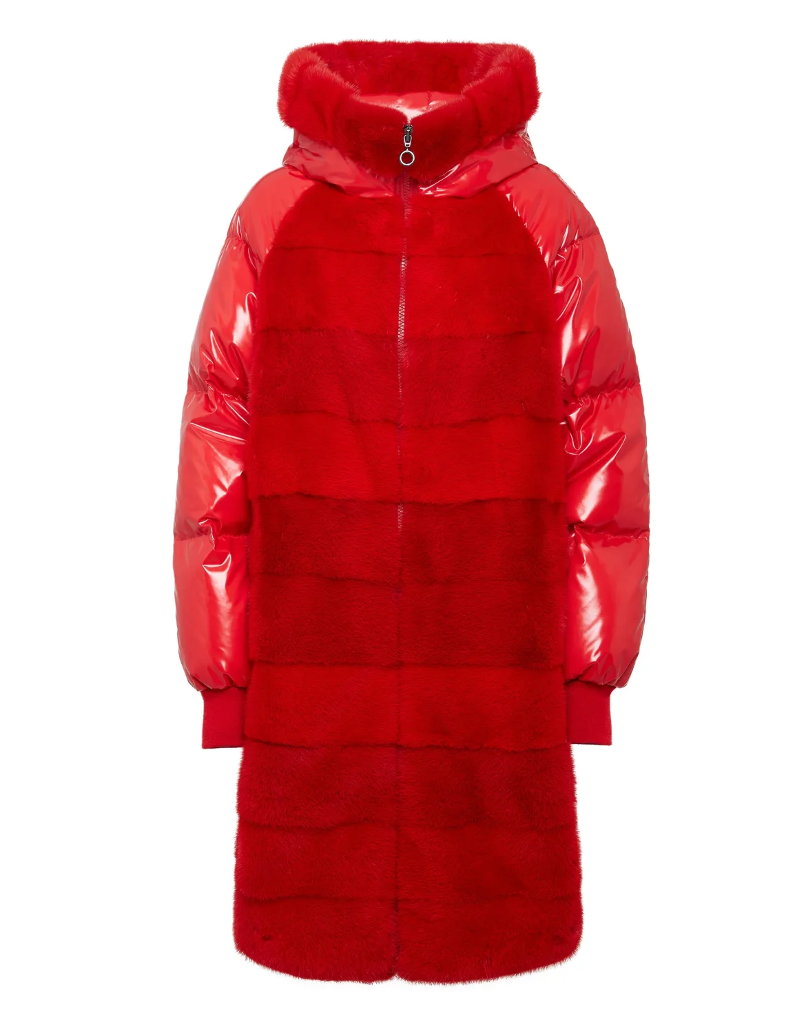 Fur Coat Luxury, цвет: Красный