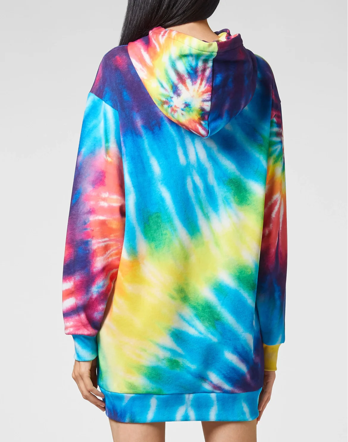 Jogging Hoodie Day Dress  Tie dye, цвет: Мультиколор