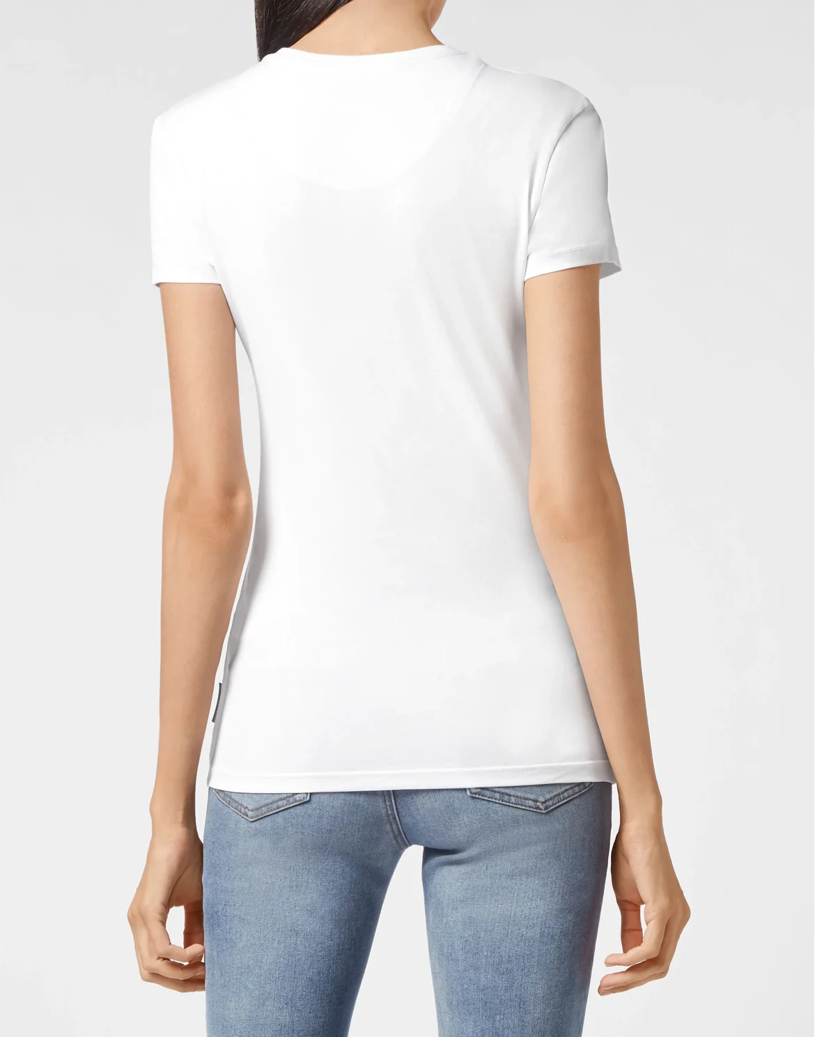 T-shirt Round Neck SS Crystal Skull, цвет: Белый