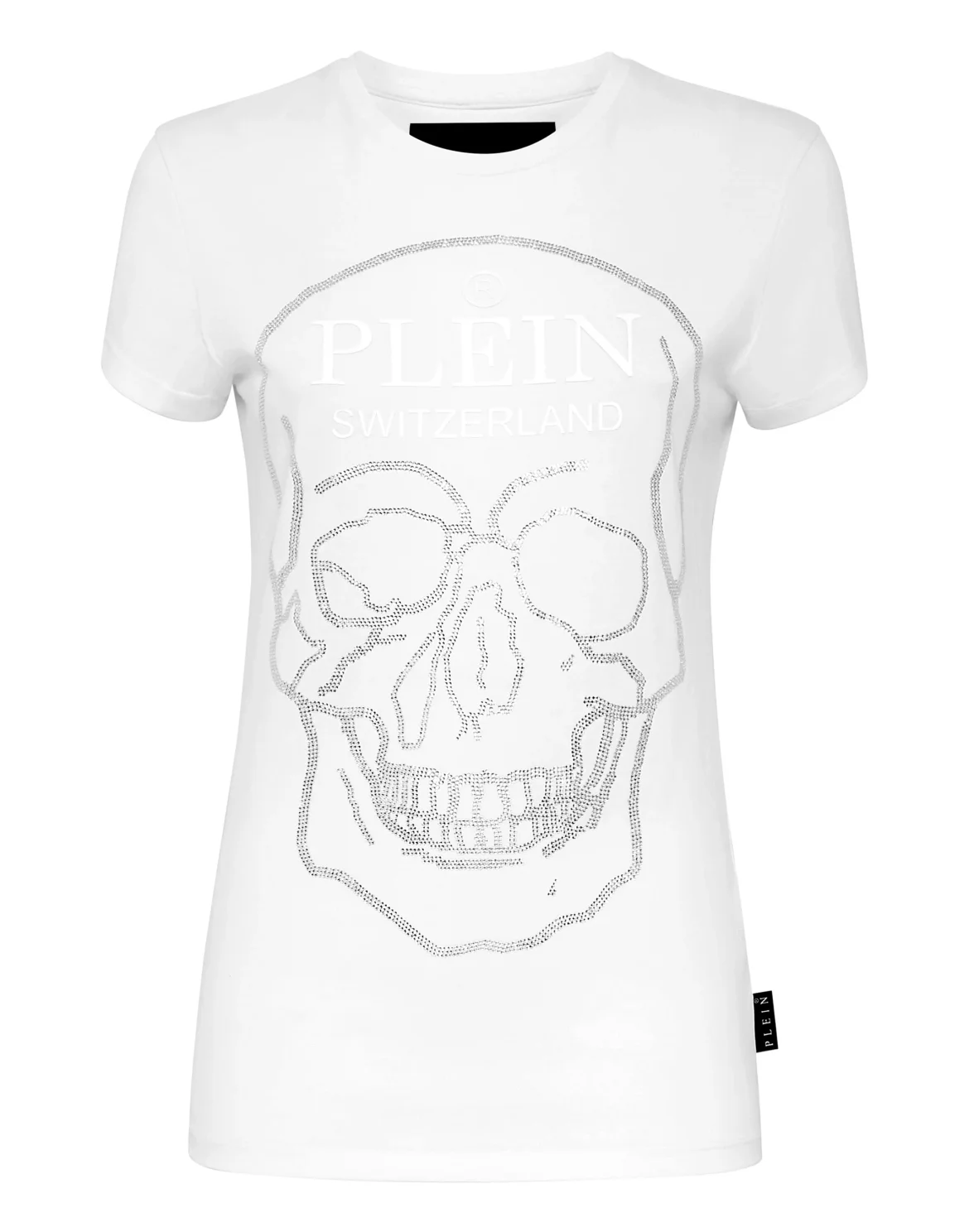 T-shirt Round Neck SS Crystal Skull, цвет: Белый