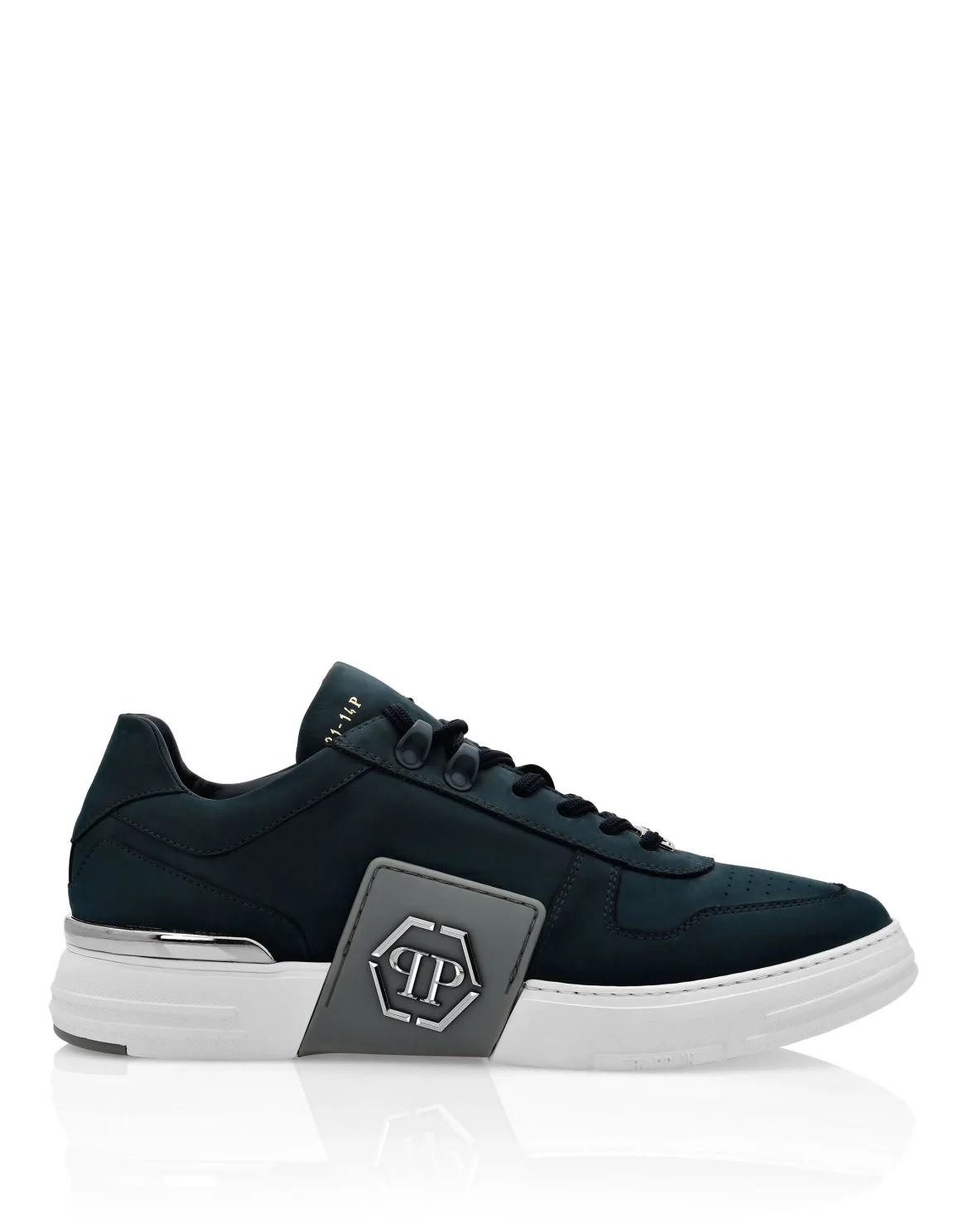 LO-TOP SNEAKERS PHANTOM KICK$ NUBUK Platinum HEXAGON, цвет: Синий
