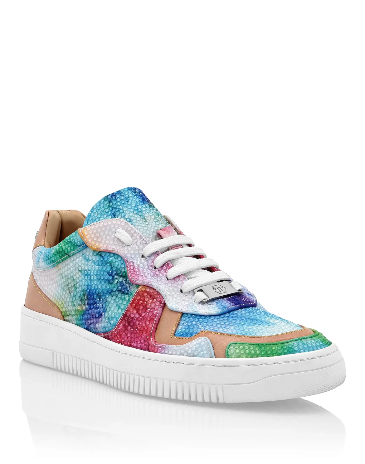 Satin Lo-Top Sneakers Tie dye, цвет: Мультиколор