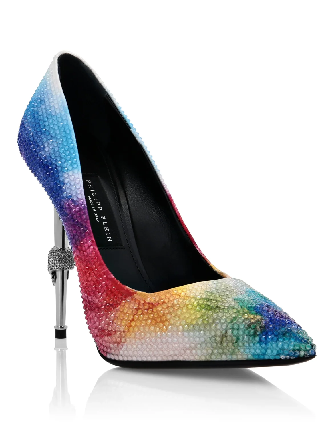 Satin Decollete Hi-Heels Tie dye, цвет: Мультиколор