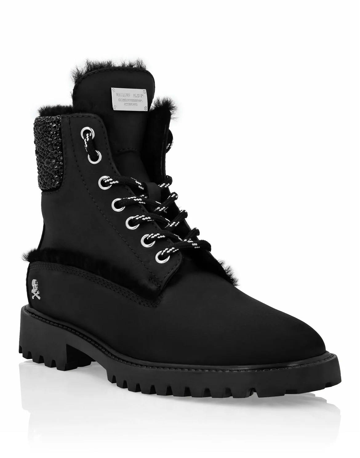 Nabuk Boots  with shearling inside Stones, цвет: Черный