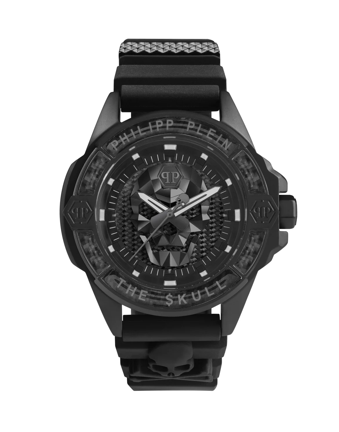 THE $KULL CARBON FIBER WATCH, цвет: Черный