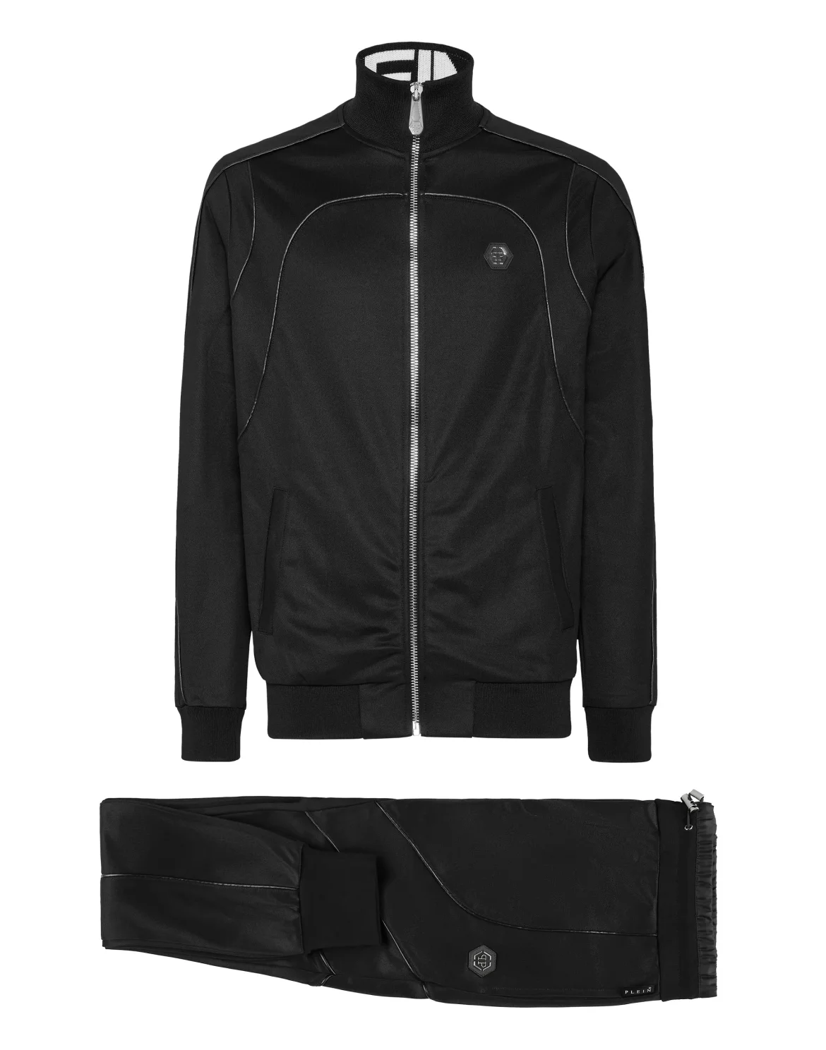 Jogging Tracksuit: Top/Trousers Skull&Bones, цвет: Черный