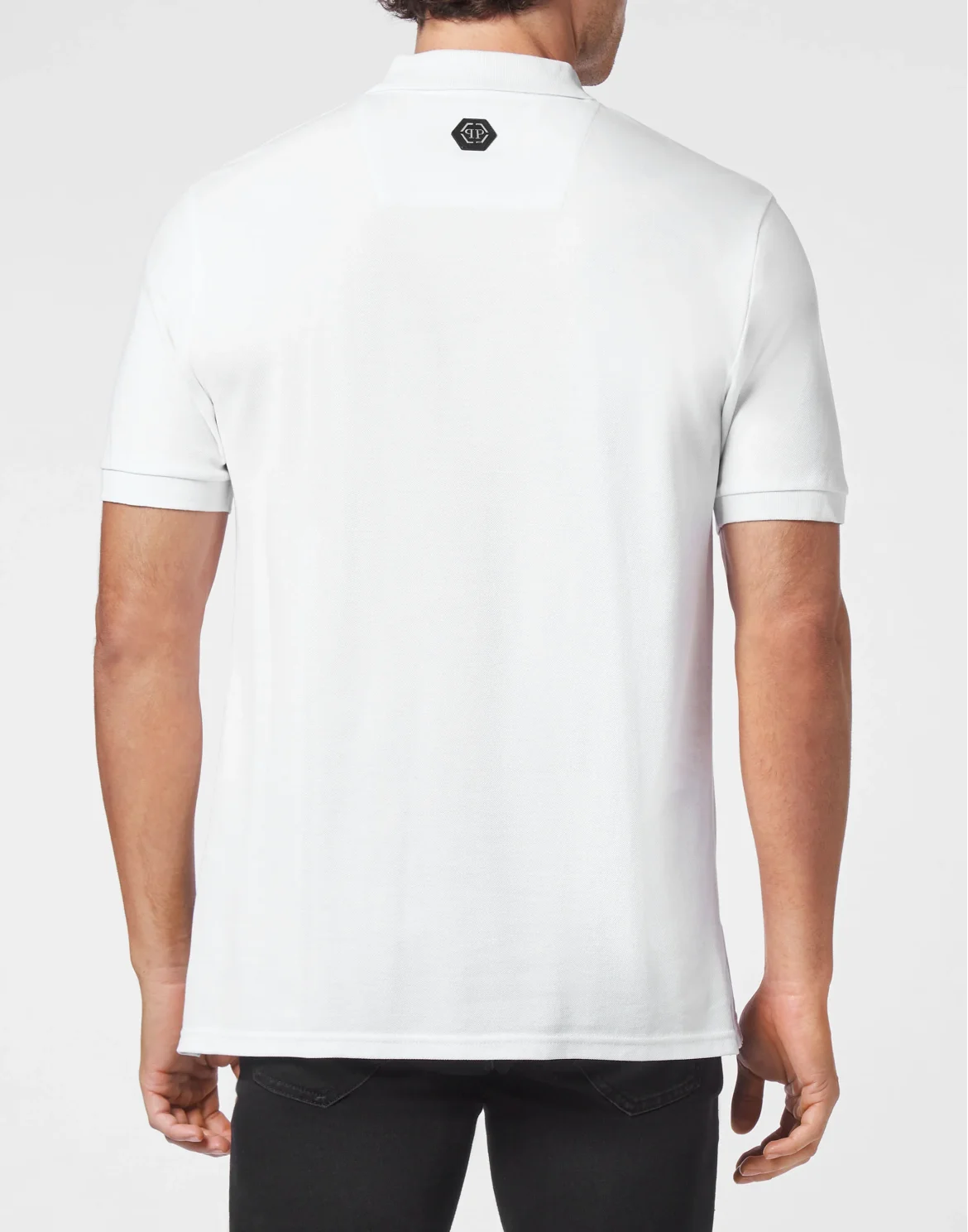 Slim Fit Polo shirt SS Skull, цвет: Белый