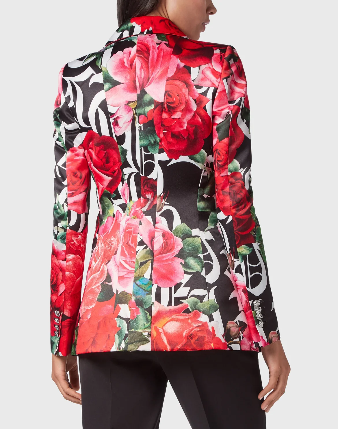 Double-Breasted Blazer Dark Romance, цвет: Черный