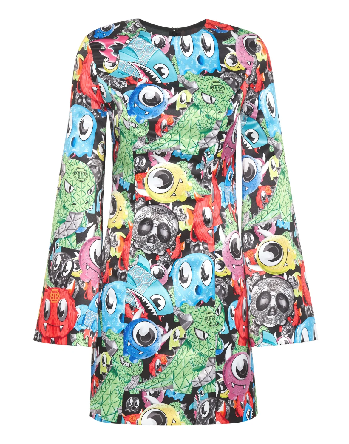 Mini Dress LS Monsters, цвет: Мультиколор