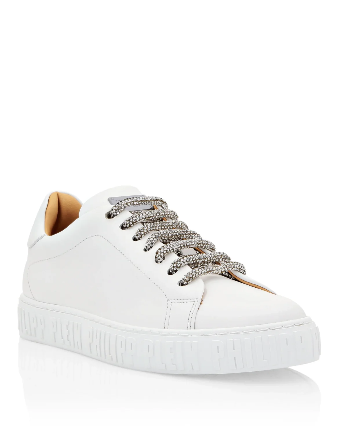 Lo-Top Sneakers Basic with Crystals, цвет: Белый