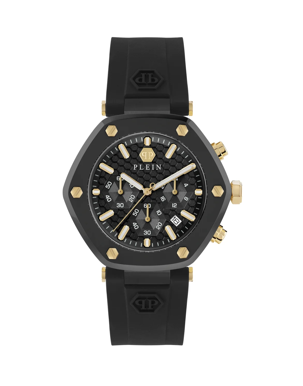 THE HEXAGON CHRONO WATCH, цвет: Черный