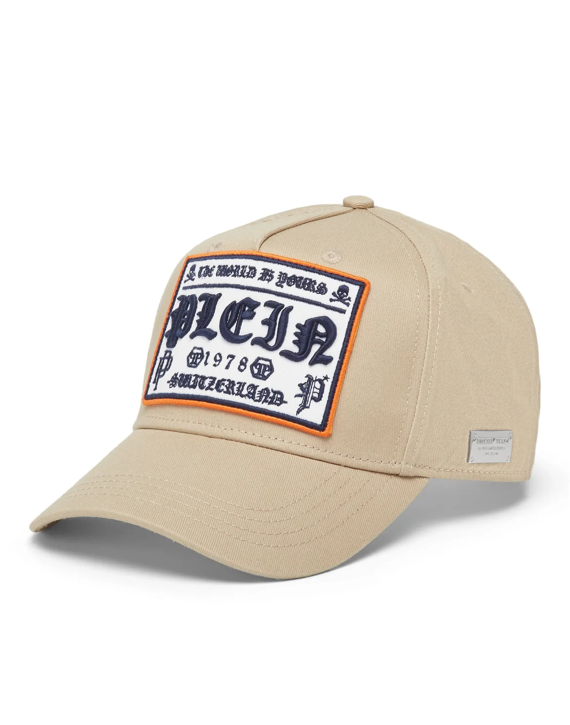 Baseball Cap Gothic Plein, цвет: Бежевый