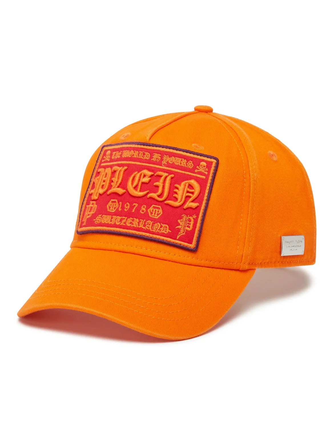 Baseball Cap Gothic Plein, цвет: Оранжевый
