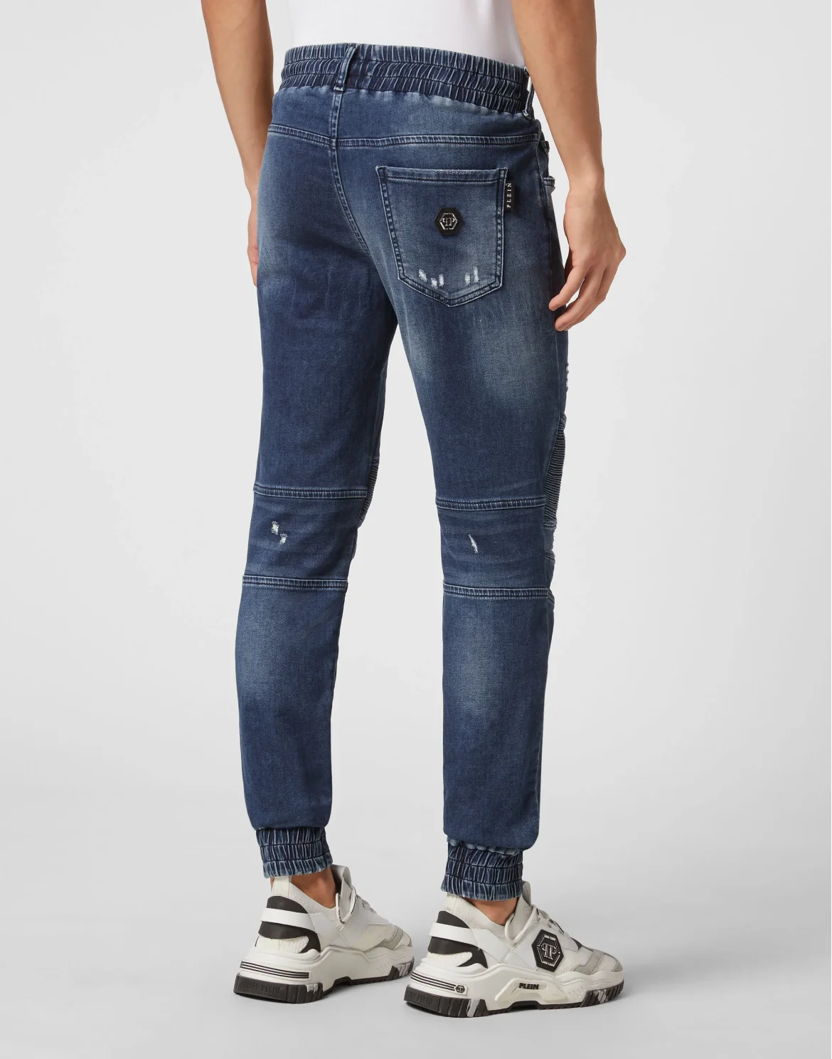 Denim Jogging Trousers, цвет: Синий