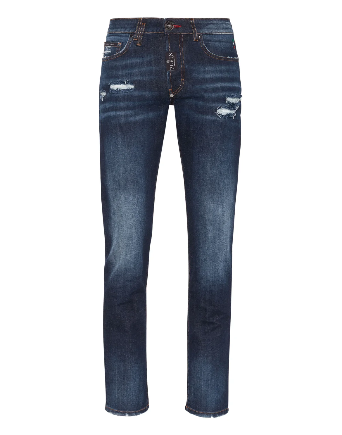 Denim Trousers Super Straight Cut Fit, цвет: Синий