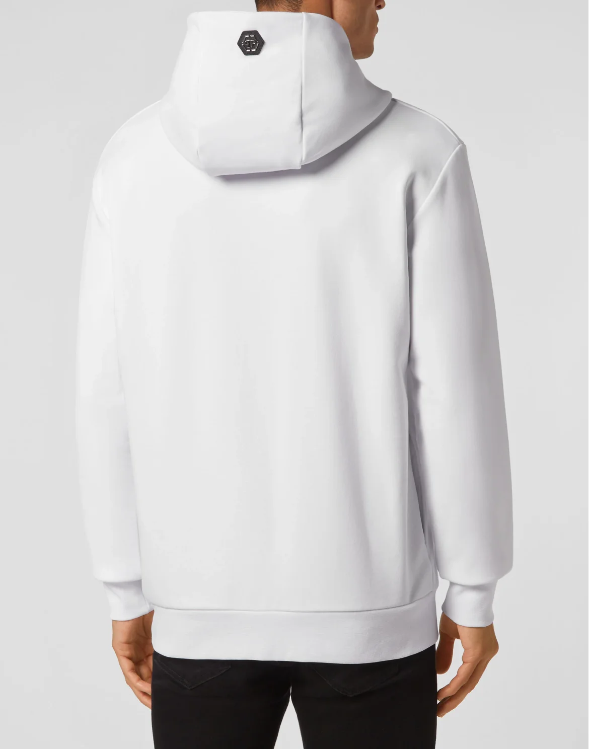 Hoodie Sweatshirt Gothic Plein, цвет: Белый
