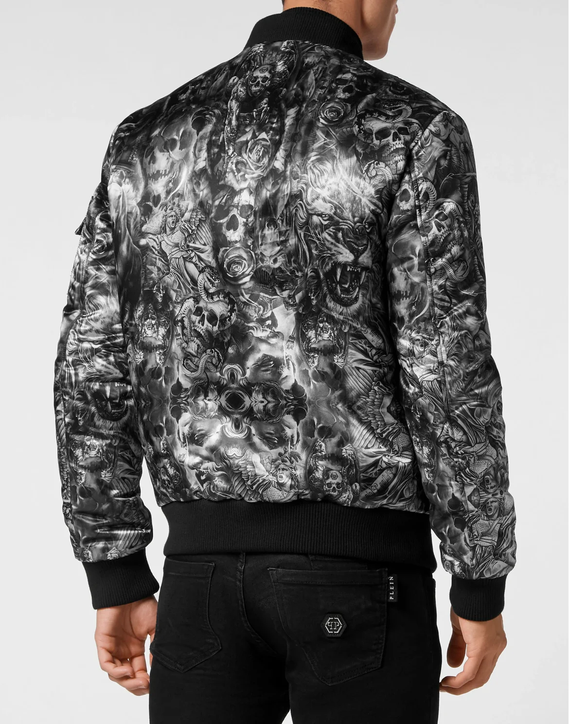 Nylon Bomber Tattoo, цвет: Черный
