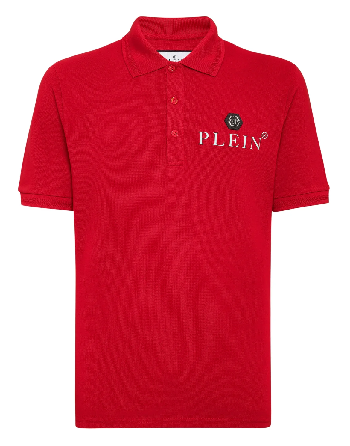 Slim Fit Polo shirt SS Iconic Plein, цвет: Красный