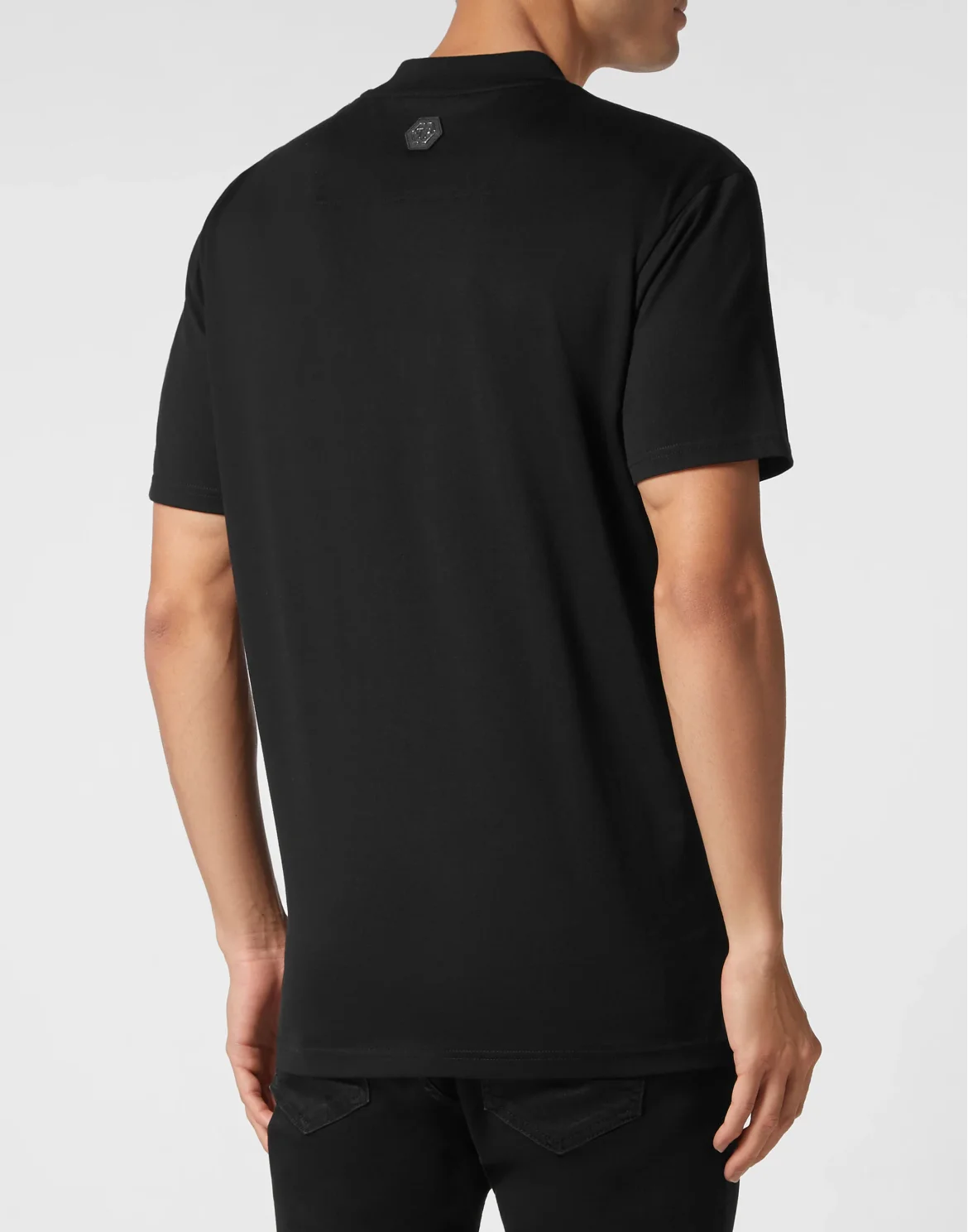 T-shirt Round Neck SS Snake, цвет: Черный