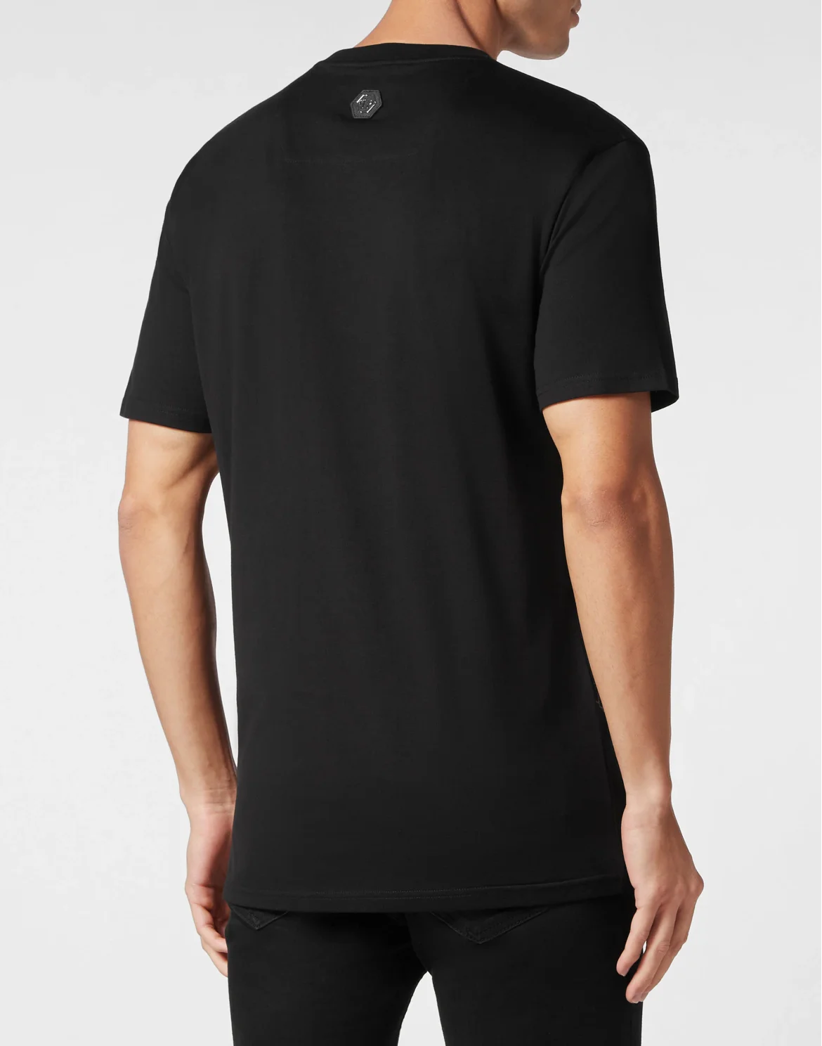 T-shirt Round Neck SS Snake, цвет: Черный