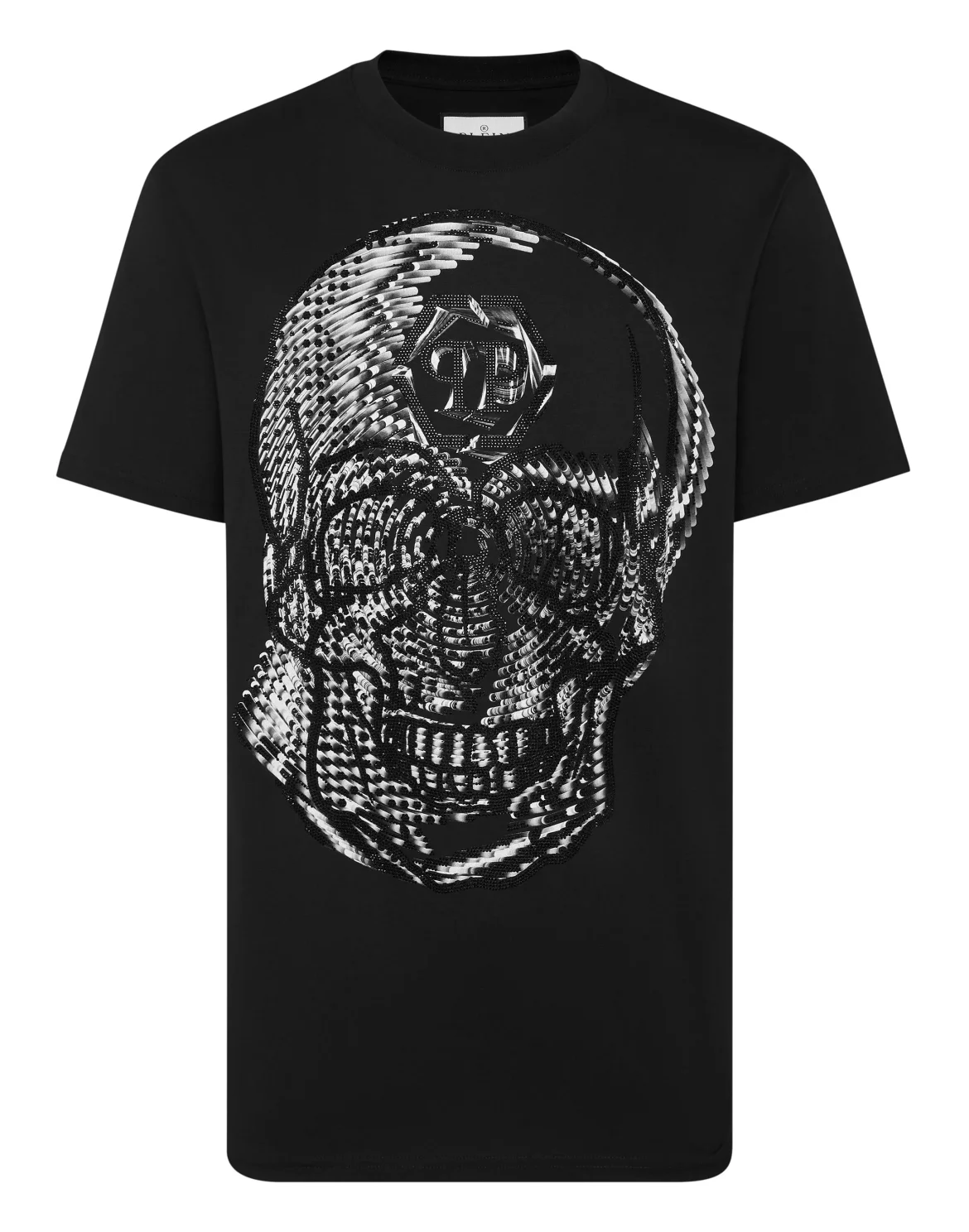 T-shirt Round Neck SS Skull, цвет: Черный