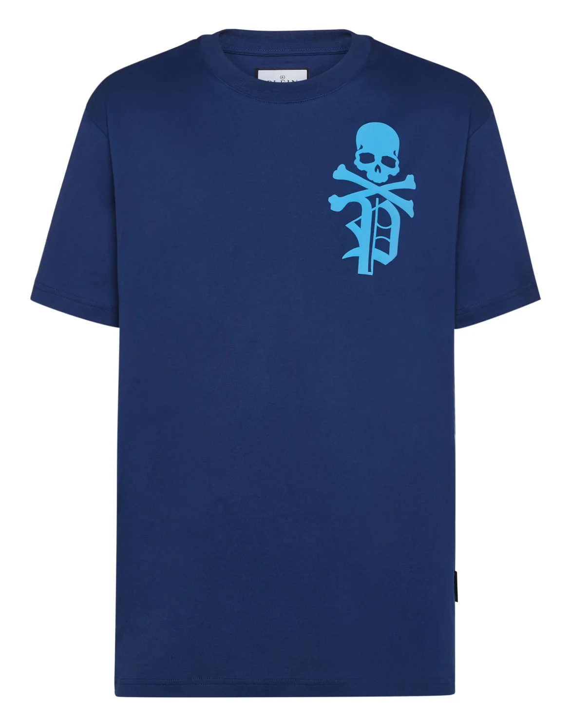 T-shirt Round Neck SS Skull&Bones, цвет: Синий