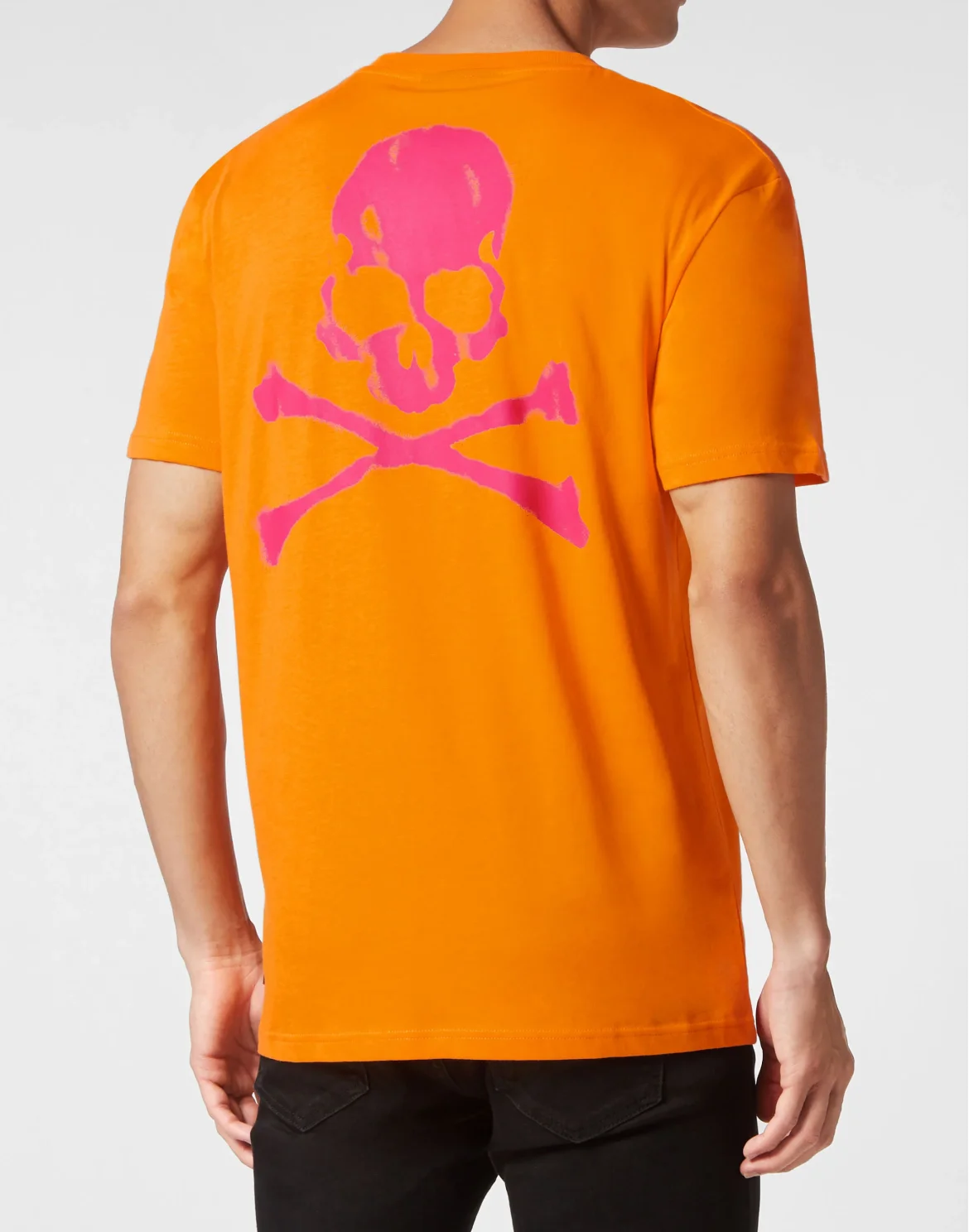 T-shirt Round Neck SS Skull&Bones, цвет: Оранжевый