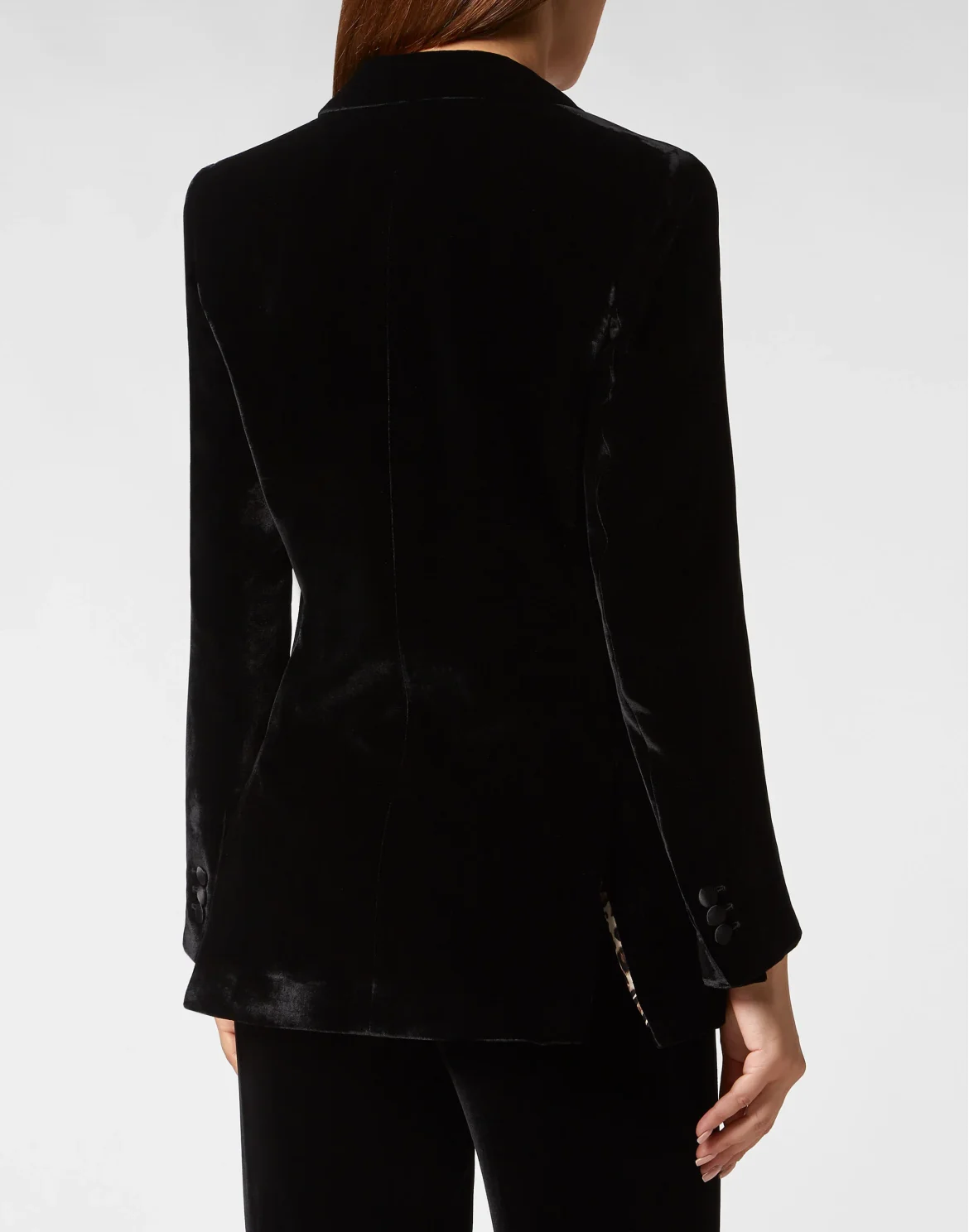 Foil Velvet Man Fit Blazer Sartorial, цвет: Черный
