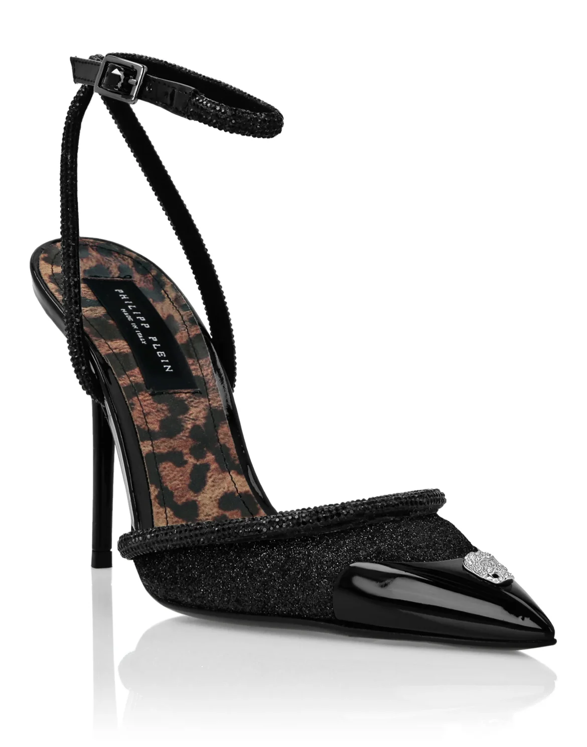 Glitter Decollete Hi-Heels, цвет: Черный