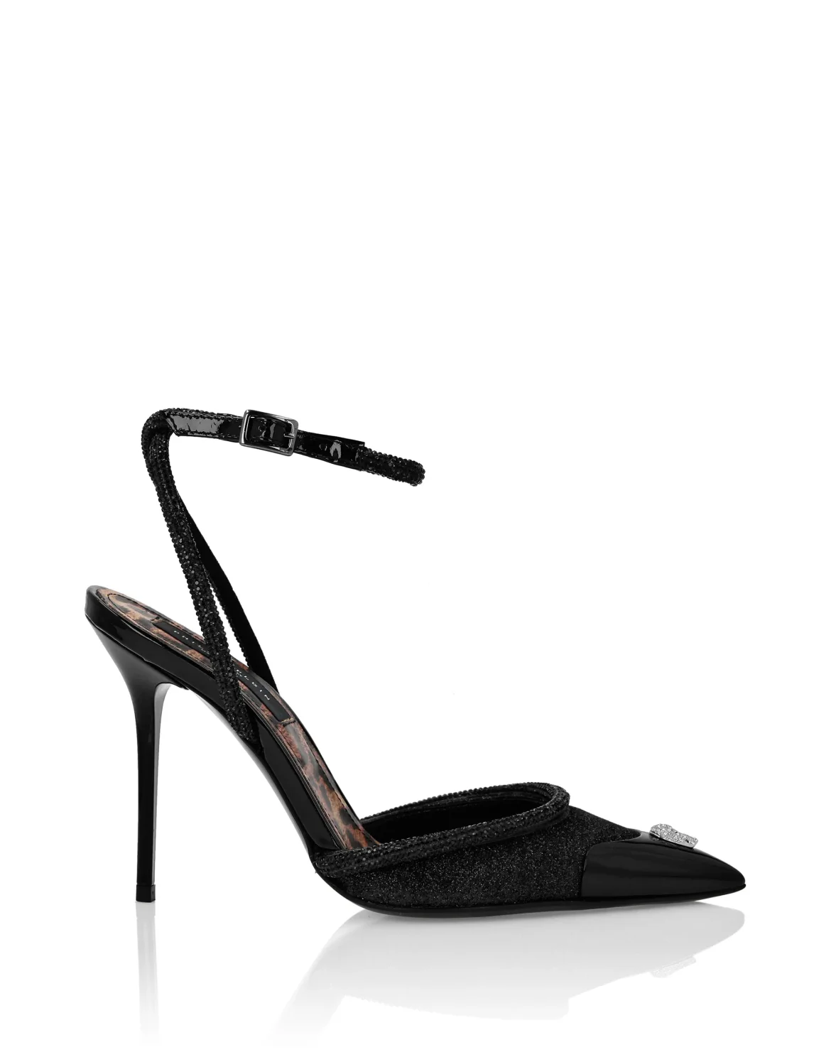 Glitter Decollete Hi-Heels, цвет: Черный