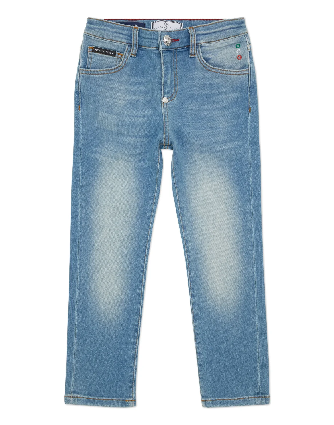Super Straight Cut Trousers Skull&Bones, цвет: Синий