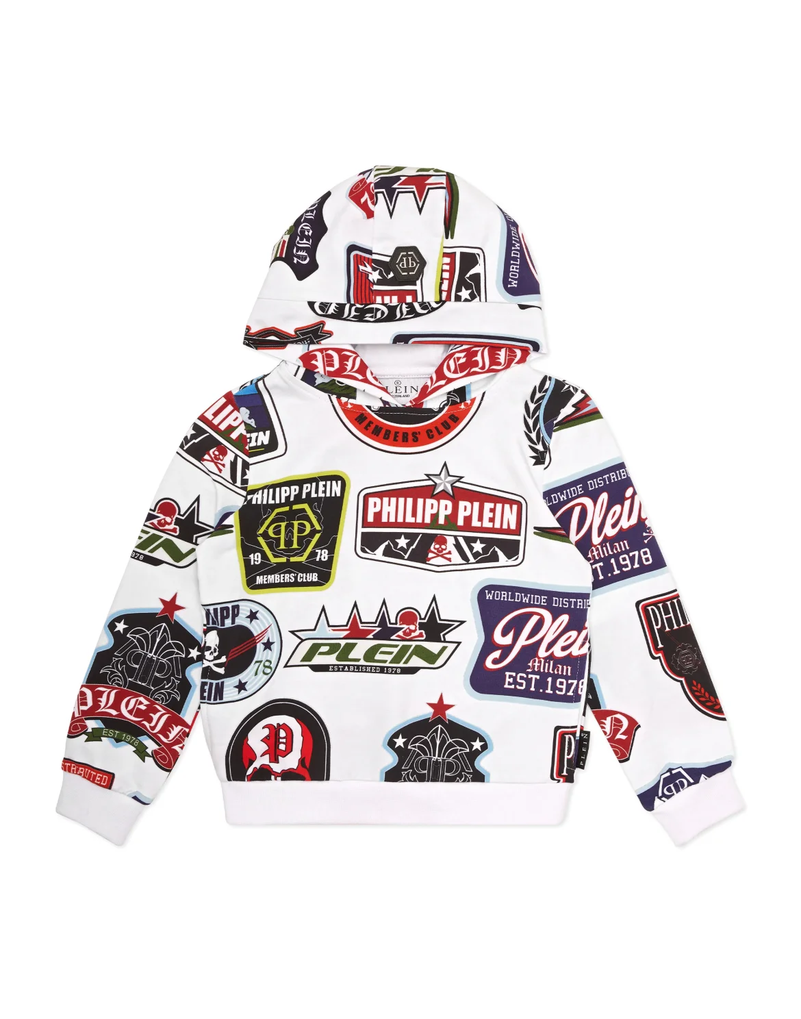 Hoodie Sweatshirt Patches, цвет: Белый