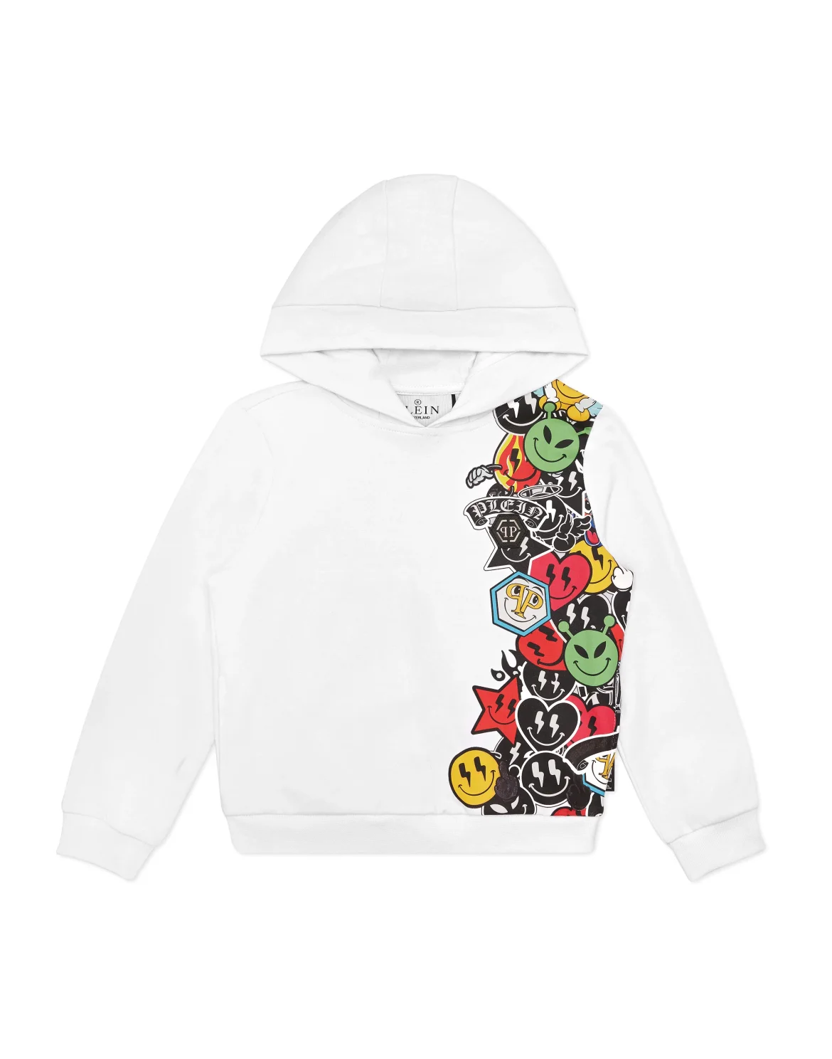 Hoodie Sweatshirt Smile, цвет: Белый