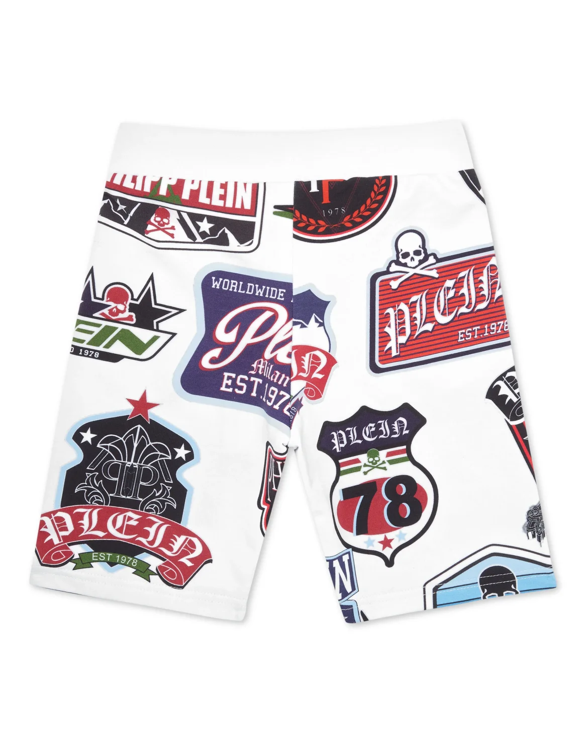 Jogging Shorts Strass Patches, цвет: Белый