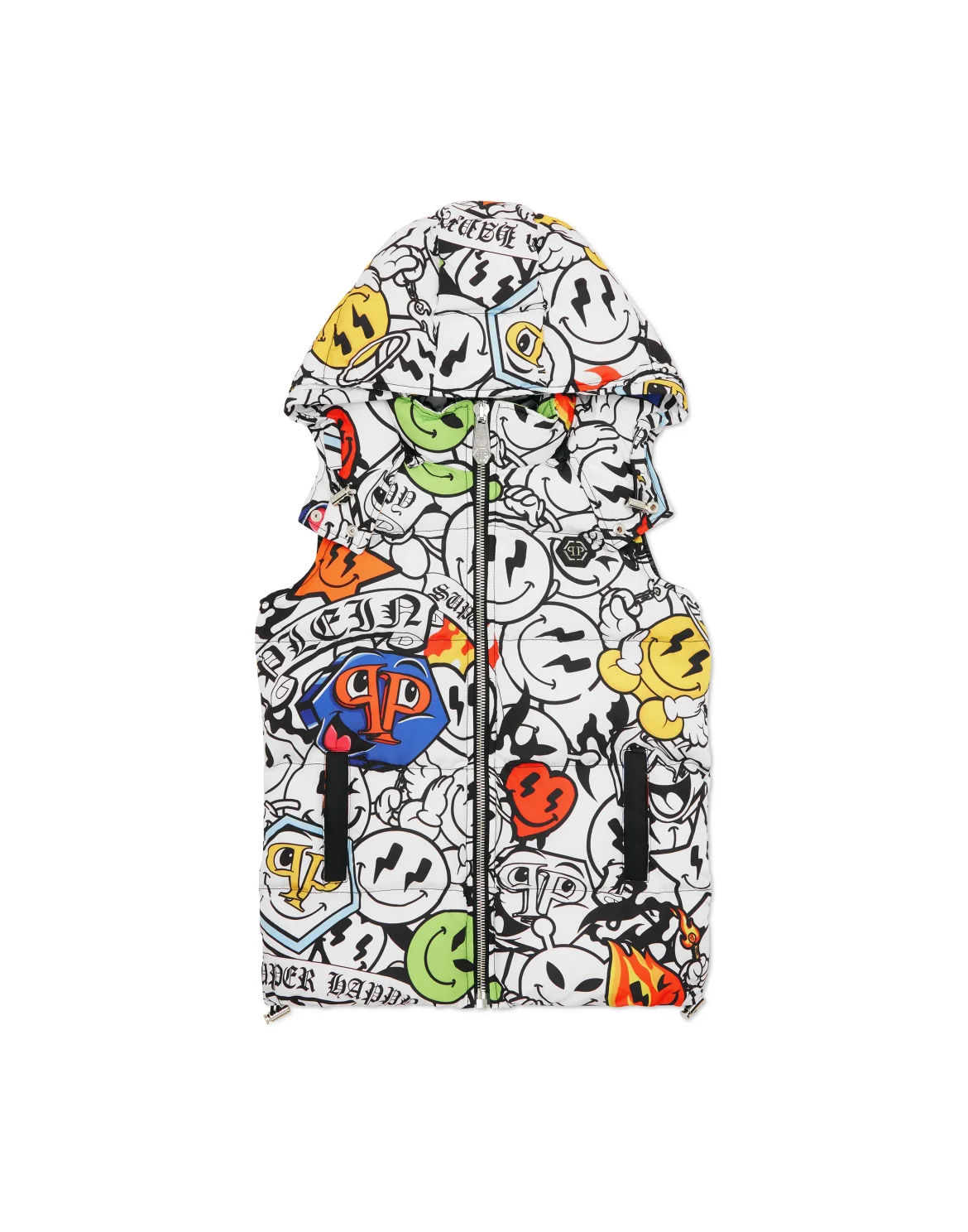 Puffer Vest Smile, цвет: Мультиколор