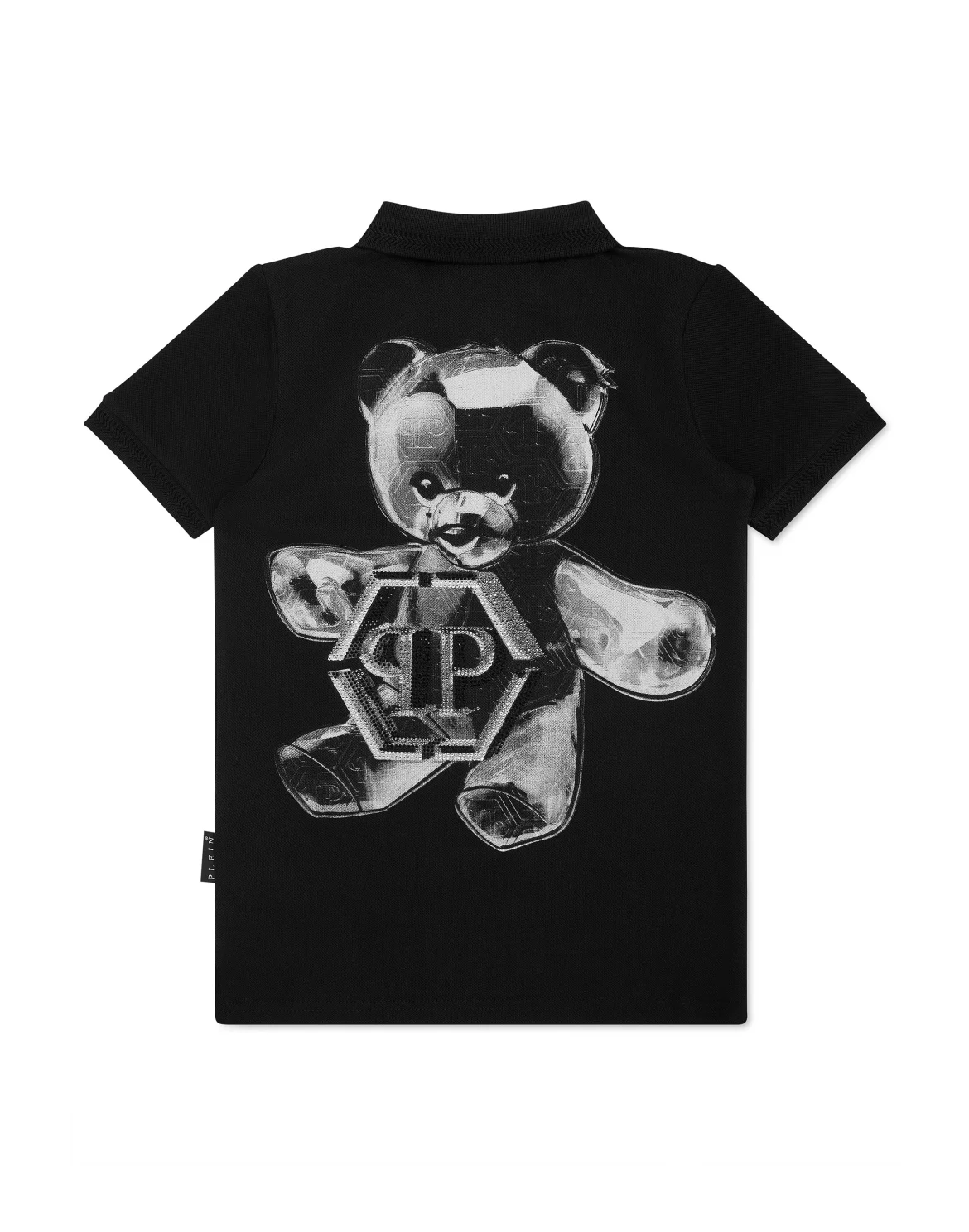 Polo Shirt SS Teddy Bear, цвет: Черный