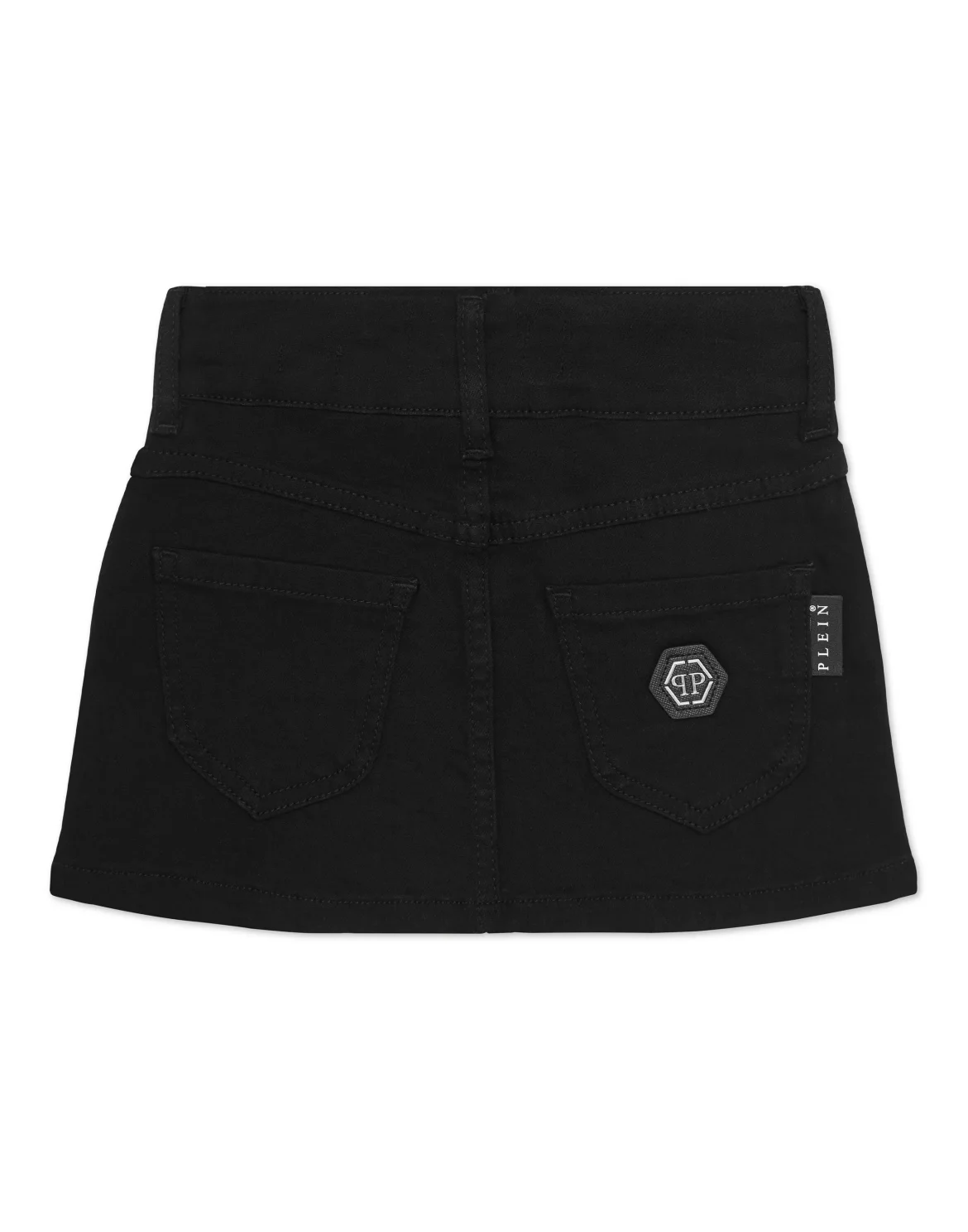 Denim Mini Skirt, цвет: Черный